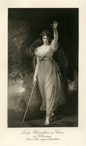 Emma Lady Hamilton af George Romney