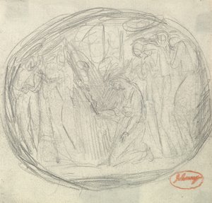 Henrettelsen af Mary Stuart af George Romney