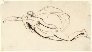 Kvindelig nøgenmodel af George Romney