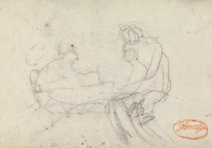 Figur Sammensætningsundersøgelse 13 af George Romney