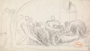 Figursammensætningsundersøgelse 22 af George Romney