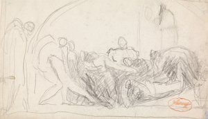 Figur Undersøgelse af sammensætning 22 af George Romney