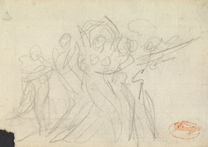 Studie i figurkomposition 27 af George Romney