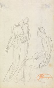 Figur Sammensætning Undersøgelse 2 af George Romney