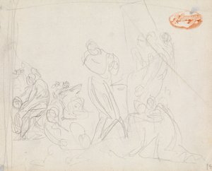 Figur Undersøgelse af sammensætning 34 af George Romney