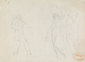 Figur Sammensætningsundersøgelse 39 af George Romney