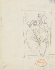 Studie i figurkomposition 9 af George Romney
