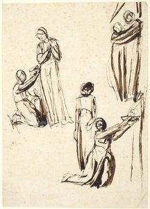 Figurstudier af George Romney