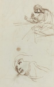Figurstudier [verso] af George Romney