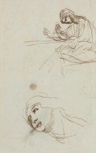 Figurstudier [bagsiden] af George Romney