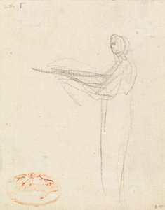 Figur Studie tolv af George Romney