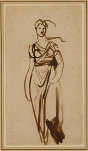 Figur af en kvinde af George Romney