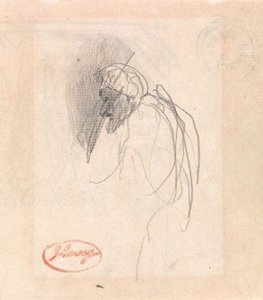 Figur med hovedbeklædning af George Romney