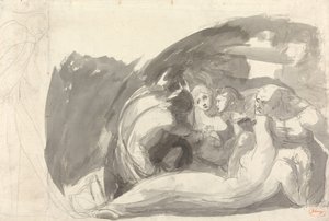 Howard på besøg i et fængsel af George Romney
