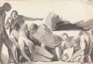 Howard på besøg i et fængsel af George Romney