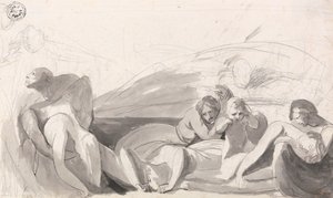 Howard på besøg i et fængsel af George Romney