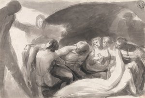 Howard på besøg i et fængsel af George Romney