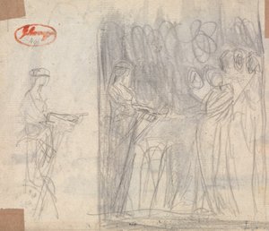 Indvielse af en rustik nymfe af George Romney
