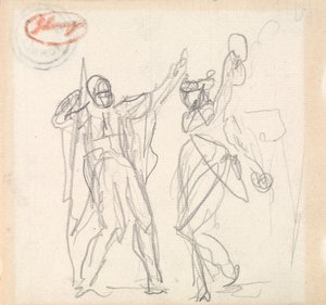 Jeptha og hans datter af George Romney