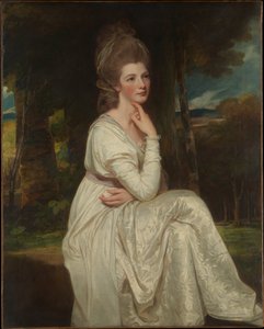 Lady Elizabeth Stanley (1753–1797), grevinde af Derby af George Romney