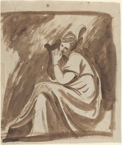 Lady Hamilton spiller på en lyre af George Romney