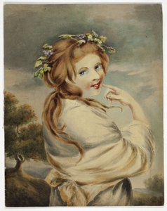 Lady Hamilton som naturen af George Romney