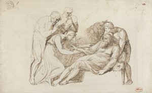 Lear vækket af Cordelia af George Romney