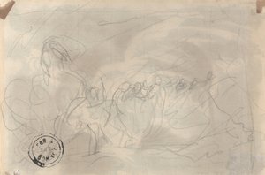 Macbeth møder de tre hekse af George Romney