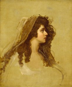 Fru Siddons, c1784 af George Romney