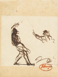 Måske »Odins nedstigning« eller »Bolingbroke og spøgelset« af George Romney
