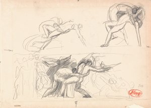 Muligvis Helvede, Adam og Eva af George Romney