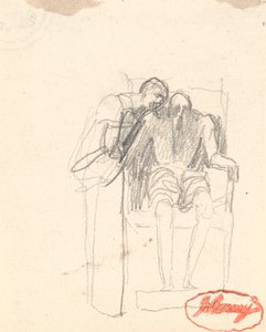 Muligvis to figurer fra "Old Age" af George Romney