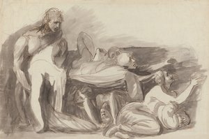 Fængselsscene af George Romney