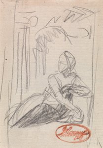 Liggende kvindefigur af George Romney