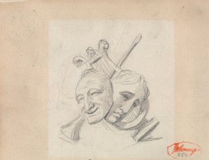 Richard Cumberlands forsidebillede af George Romney