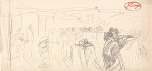 Satan leder helvede af George Romney