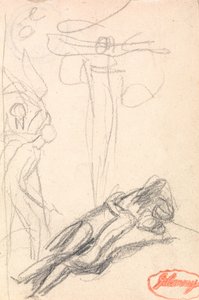 Satan overrasket ved Evas øre af George Romney