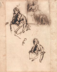Siddende kvinde af George Romney