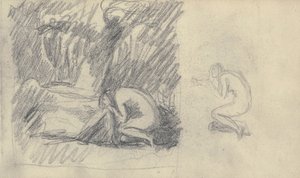 Skitsebog Tegning af George Romney