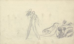 Skitsebog Tegning af George Romney