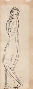 Stående kvindefigur af George Romney