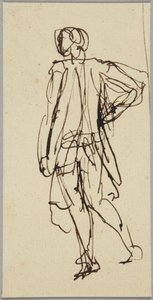 Stående mandlig figur af George Romney