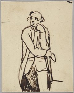 Stående mandlig figur af George Romney
