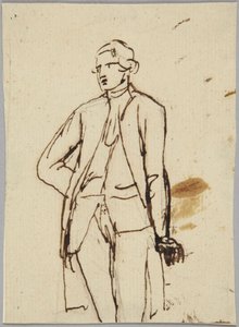 Stående mandlig figur af George Romney