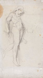 Stående mandlig nøgen af George Romney