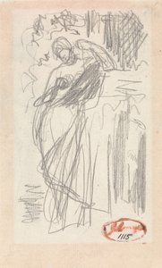 Stående kvinde af George Romney