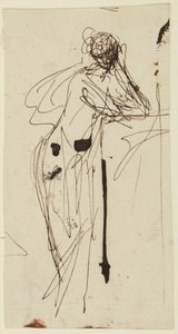 Stående kvindefigur af George Romney