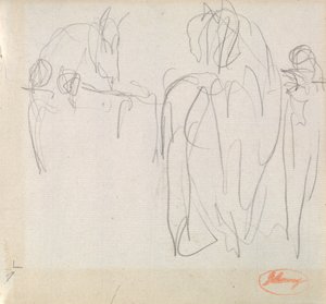 Studier af heste af George Romney