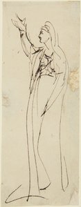 Studie til »Mater Dolorosa« af George Romney