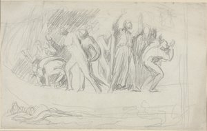 Studie til »Syndfloden« af George Romney
